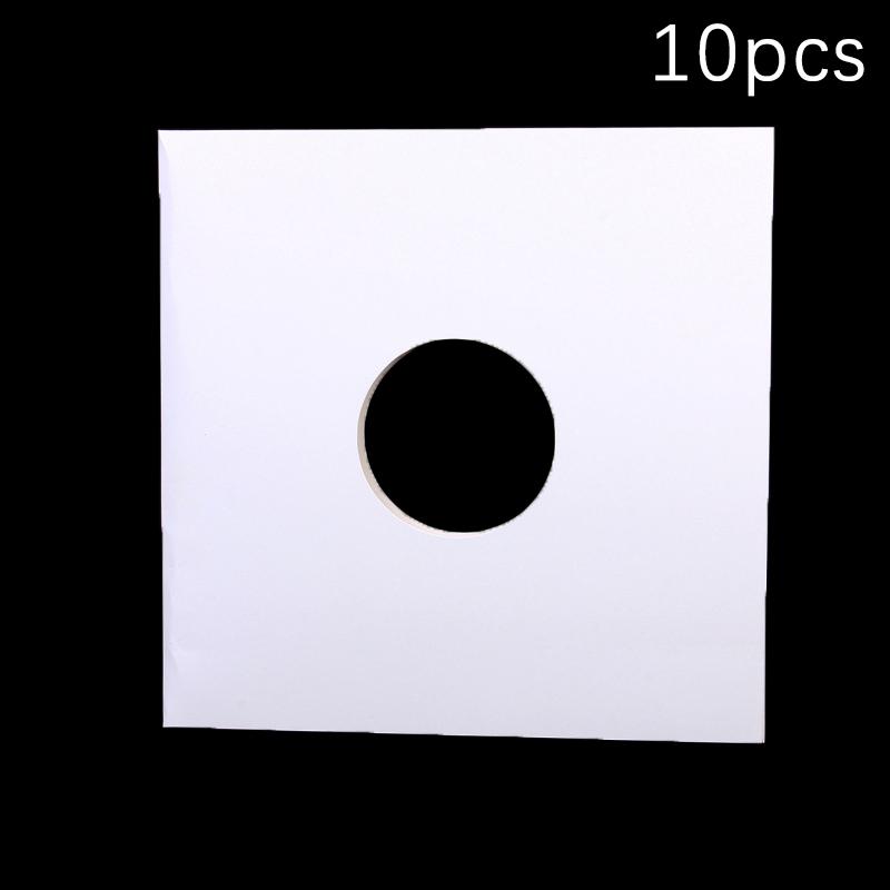 10Pcs Vinyl Records Sleeves Lp Record Cover Resealable Outer Sleeves Composite Kraft Paper Bag Vinyl Record Storage Bags