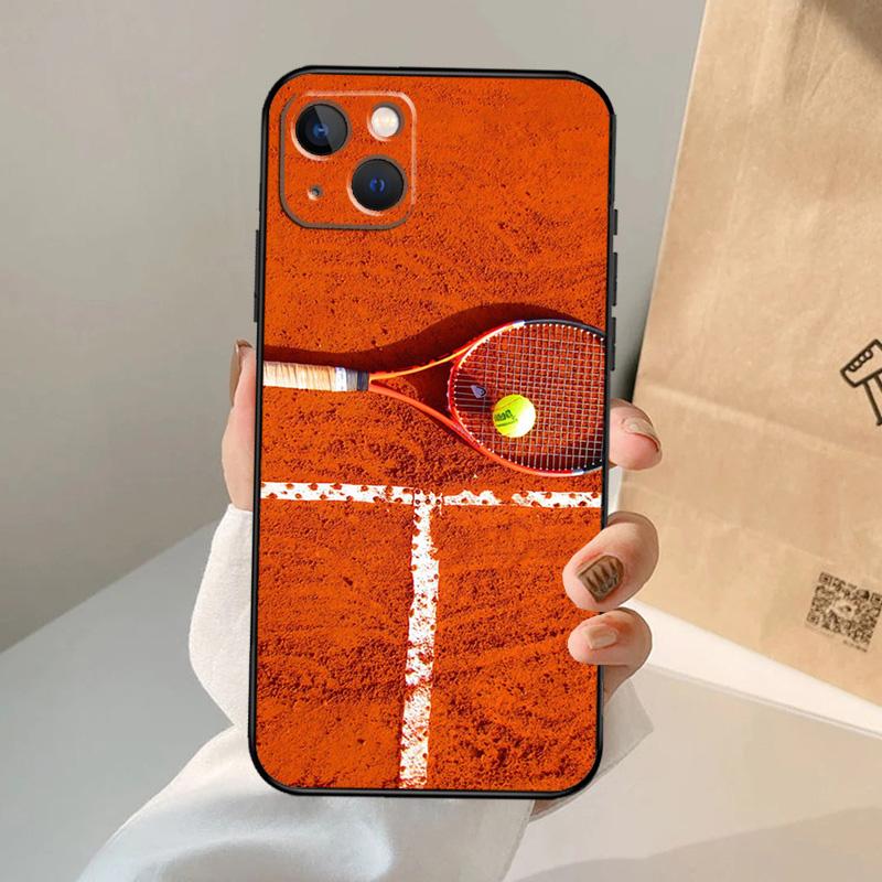 Tennis tennis racket Phone Case For iPhone 17 Air 16 15 14 11 12 13 Pro Max 12 13 mini 15 16 Plus 16e Cover Coque