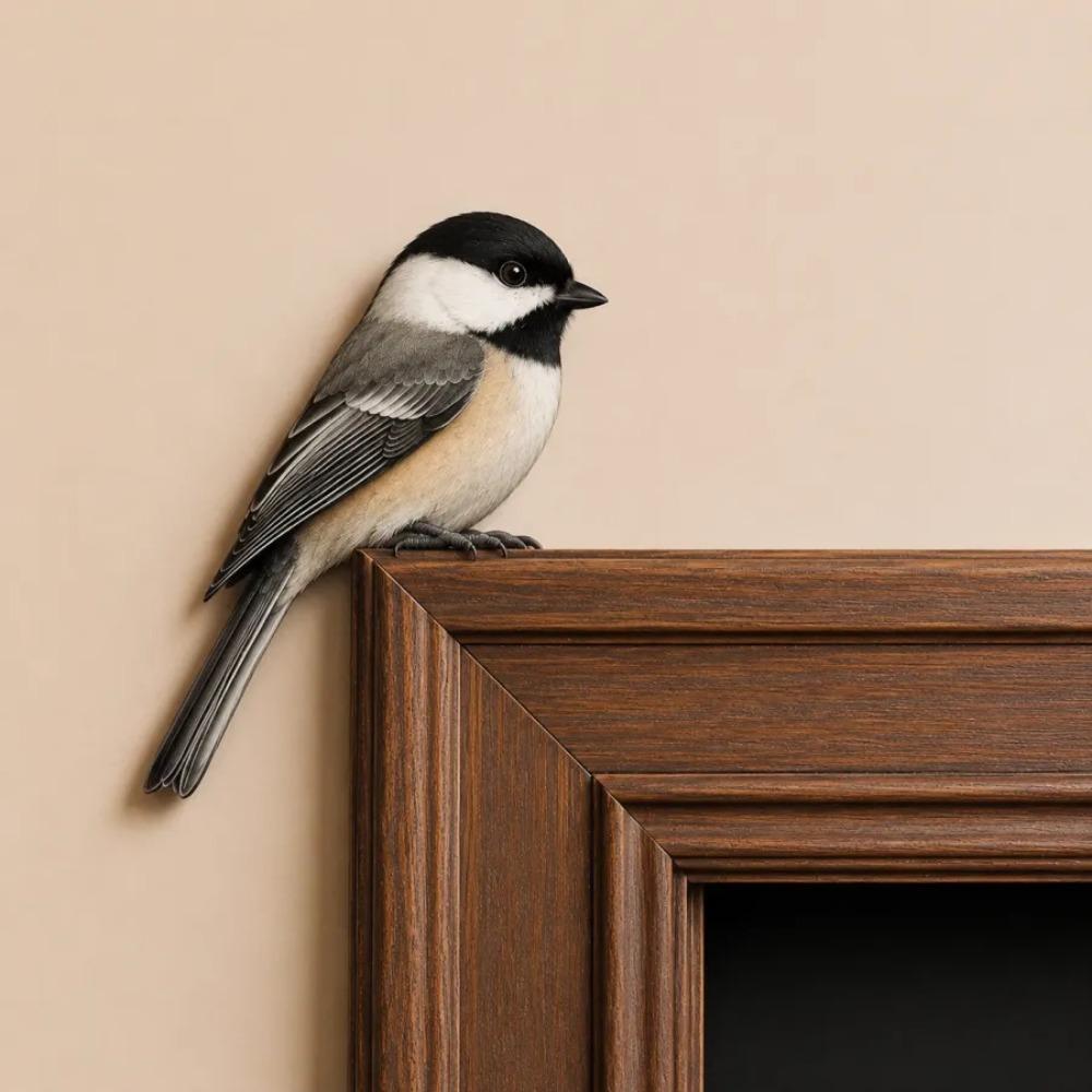 Modern Door Corner Pendant Wooden Animal Door Sign Gate Top Decoration Owl Door Frame Gift
