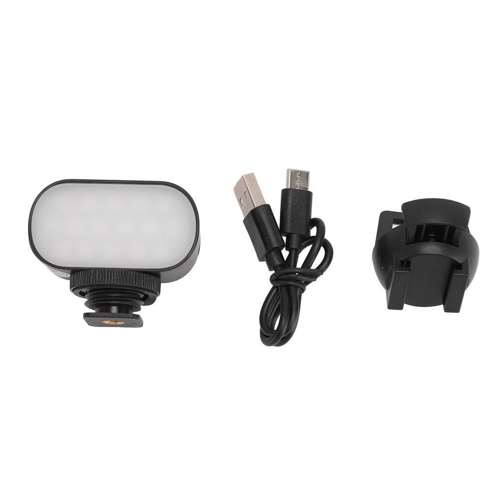 LED Video Conference Fill Light High Brightness 750mAh Type C Charging RGB Photography Fill Light