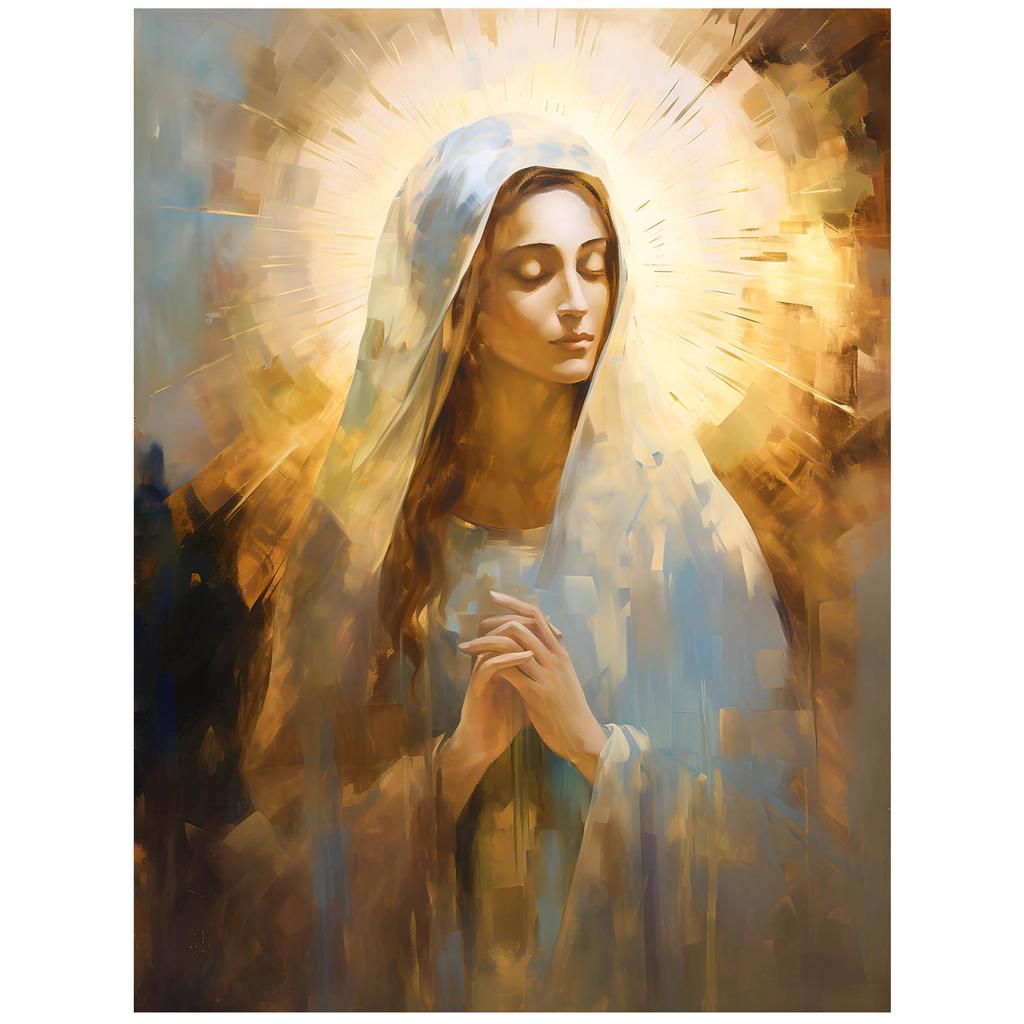 Poster Himmlische Gnade Poster Himmlische Gnade, 70X100 Cm, Ohne Rahmen, Premium-Leinwand auf Keilrahmen