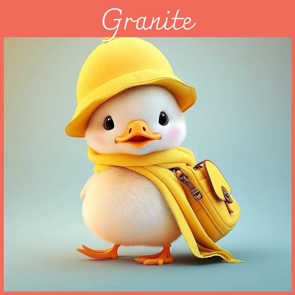 Cartoon Gelbe Ente Mit Hut Autoanhänger Mit Acryl Flache Oberfläche Design Für Auto Innenraum Dekoration