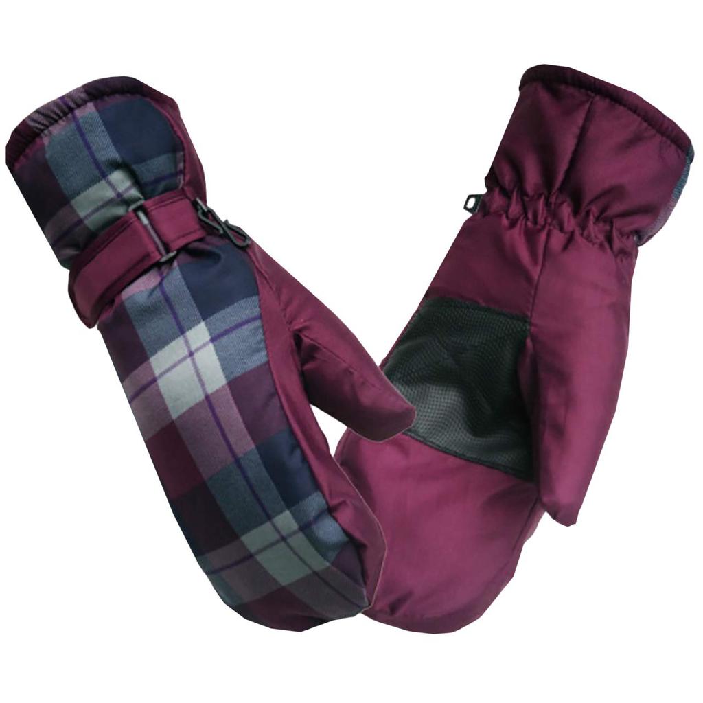 WHITE FANG NT062 Winter Gloves for Men and Warm and for Skiing and Snowboarding (04 Pink) - Women, Windproof, Fleece-Lined