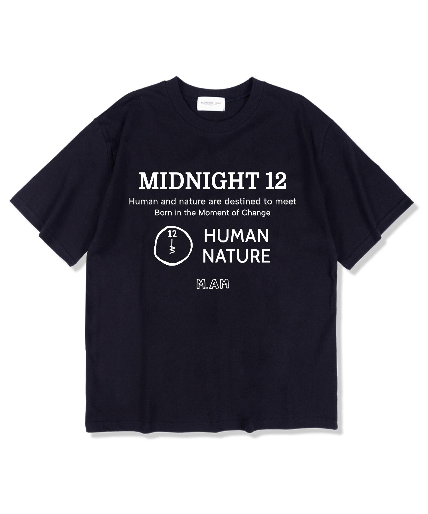 Midnight 12 Am Mid Nature Short Sleeve T-Shirt Navy L