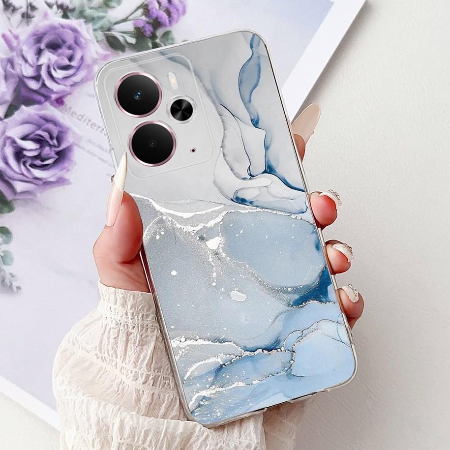 For Realme 14 5G Case Realme 14T Cover RMX5078 RMX5075 Shockproof Silicone Soft TPU Flower Bumper For Realme14 14 T Phone Shells