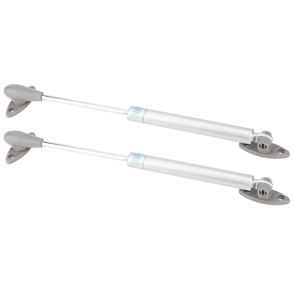 2 ST 100N Möbel Skåp Uppfällbar Dörr Gasfjäder Stötdämpare Pneumatisk Lyftstång(Oliverhuvud )