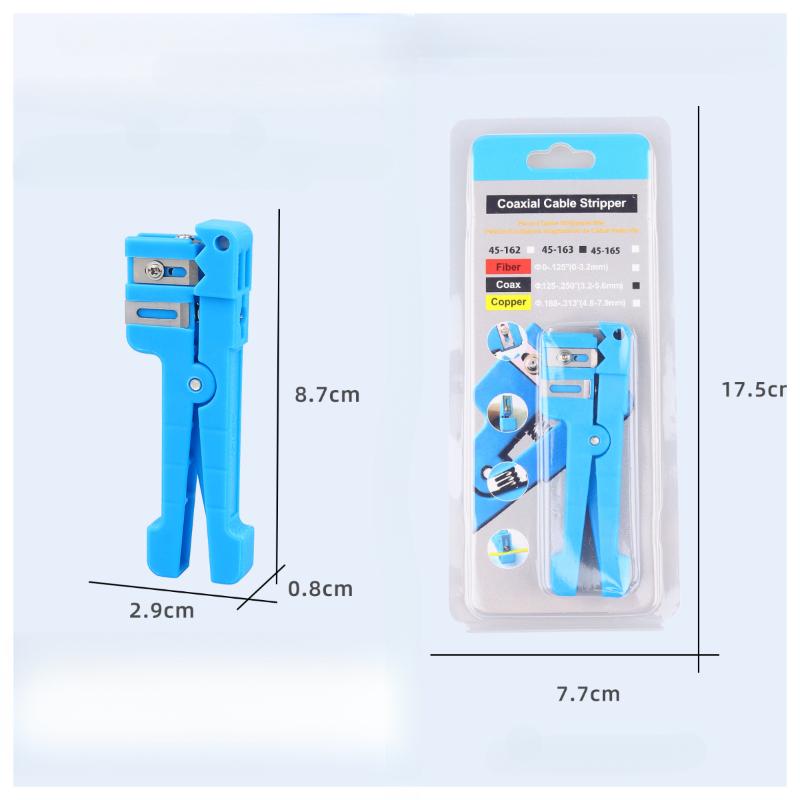 1Pc Fiber Bundle Stripper Fiber Optic Stripper 45-162 45-163 45-165 Coaxial Cable Stripper Optical Cable Slitter Wire Stripper