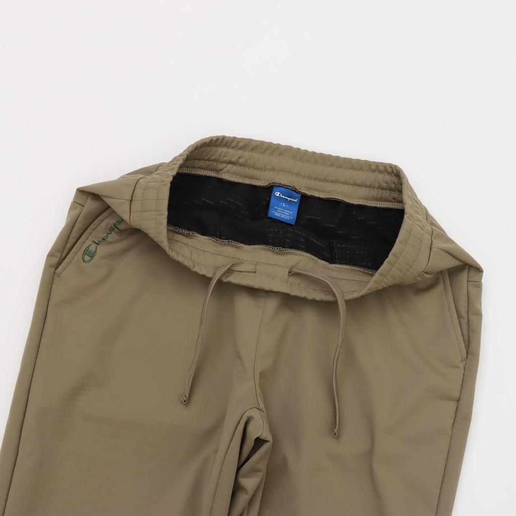 Champion Long with Embroidered for Basic Sports and Training C3-CS211-791-M Pants, Stretch, Warm, Water-Repellent, Windproof, Logo,