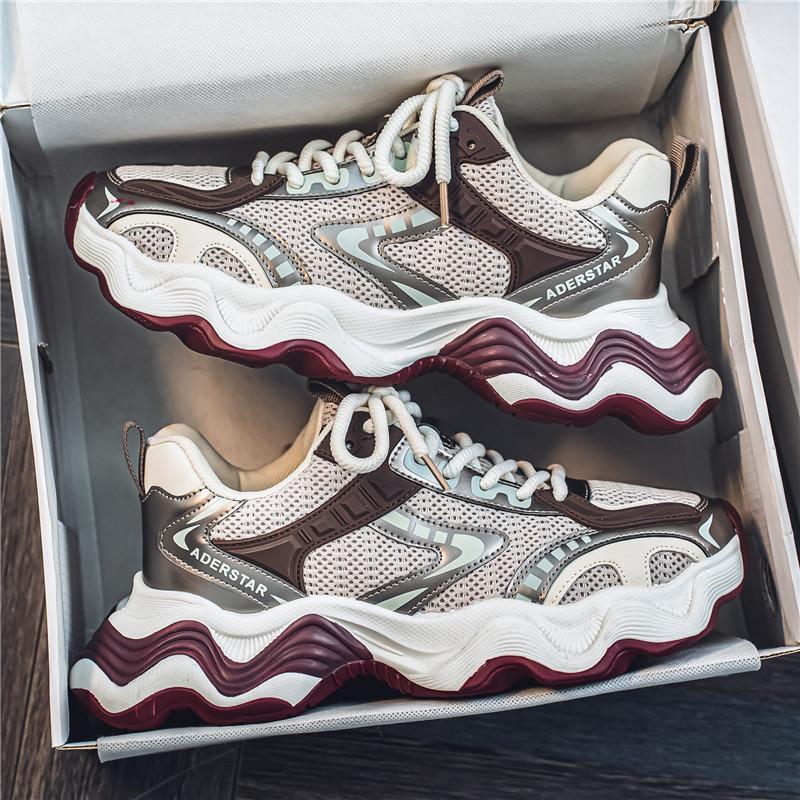 High-quality Summer Men's Casual Sneakers 2025 New Comfortable Outdoor Sport Running Shoes Fashion Lace-up Male Walking Shoes