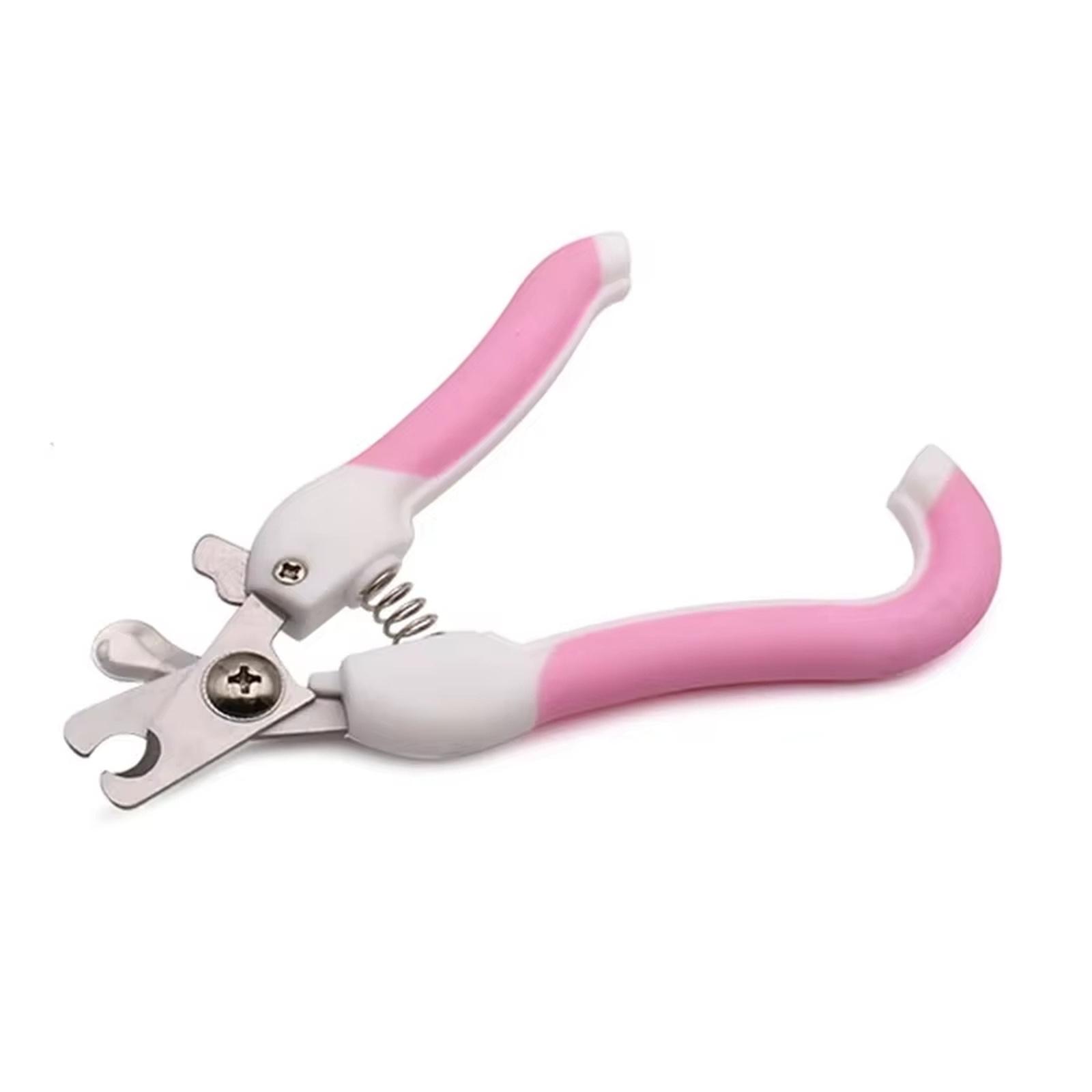

YDMHYLAI Pet Nail Clippers Pet Nail Clipper Stainless Steel Dog Labor-Saving Convenient Grooming Supplies() one size рожевий