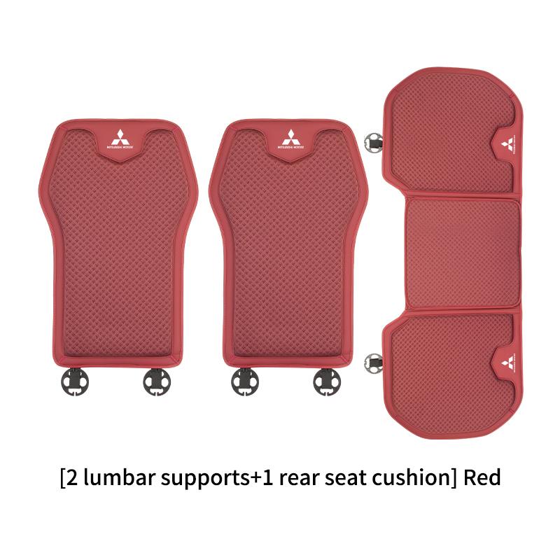 xkhr10 Car Rear Front Seat Cover Anti-slip Pad Protect Seat Mat Ice Silk Cushion For Mitsubishi Lancer ASX Pajero Mirage Attrage