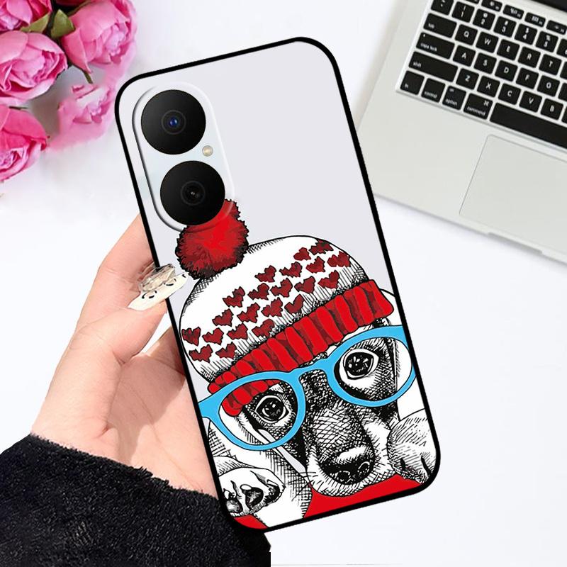 Case For Huawei Nova Y73 Fundas Oil Painted Silicone Back Cover For Huawei Enjoy 80 Soft Matte Phone Case JUY-AL00 Protect Shell