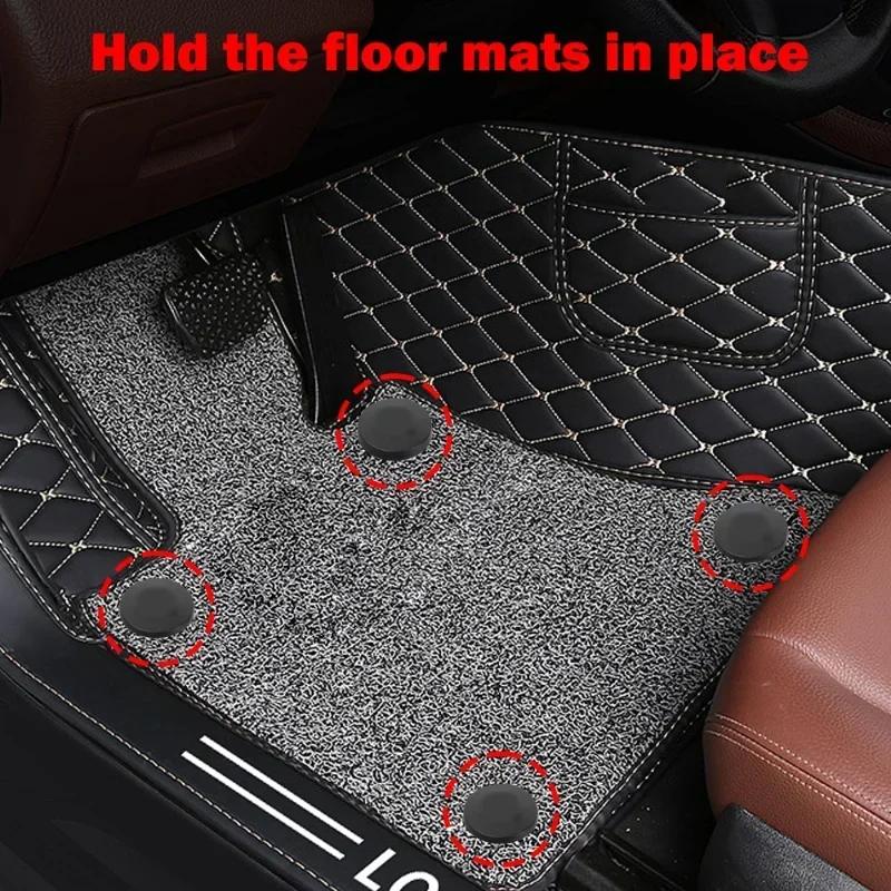 Car Floor Mat Double Layer Fixed Clips Set Fixer Accessories Tools Universal Arpet Fixing Clamps Buckle Anti-Skid Fixer Grips
