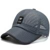 Herren Mesh Baseballkappe Atmungsaktive Sommerkappen Sonnenschutz Papa Hut Outdoor Wander- und Angelhüte Bone Gorras Snapback Trucker Cap