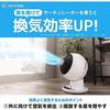 IRIS OHYAMA Circulator Fan AI Operation 18 Tatami Swing Up/Down/Left/Right Circulator Eye White PCF-SCAI15T