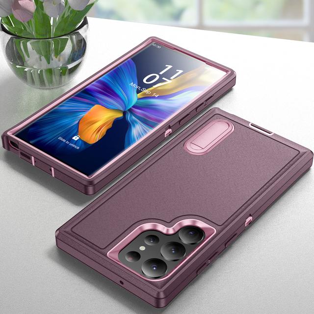 Anti -Drop Dustproof Mobile Phone Bag Case For Samsung Galaxy S23 Ultra S22 Plus A14 A13 A53 5g Kickstand Back Cover Coque