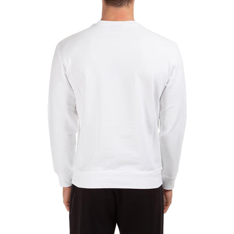 EMPORIO ARMANI Sweatshirts Men's White Crew Neck Moderate Regular 8N1ME8-1J04Z-0100