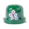 1 Set Dice Cup with 5 Dot Dice Heavy Duty Manual Shaker Cup Bar Party KTV Gambling Drinking Board Game Casino Equipment