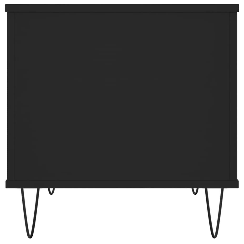 Black Coffee Table 60 x 44.5 x 45 cm Particleboard