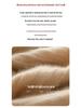 Women's High-Waisted Cashmere Pleated A-Line Skirt - Autumn/Winter Korean Style, Solid Color, Casual Wear