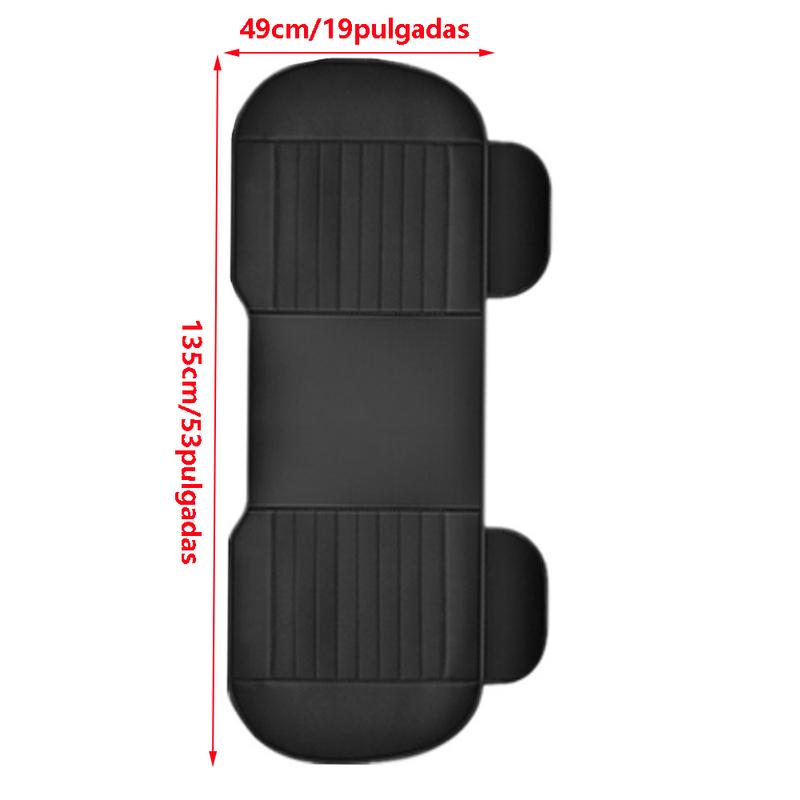 PU Leather Rear Seat Cushion Universal Protect Seat Cover Sponge Ide Black Mat Protector Pad Breathable Auto Interior Styling