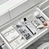 Drawer Storage Box Built-in Desk Organizer Student Desktop Miscellaneous Items Cosmetics Stationery Partition Storage Box Set