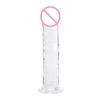 Large Crystal TPE Soft Eggless Dildo - Long-lasting Transparent Adult Pleasure Device