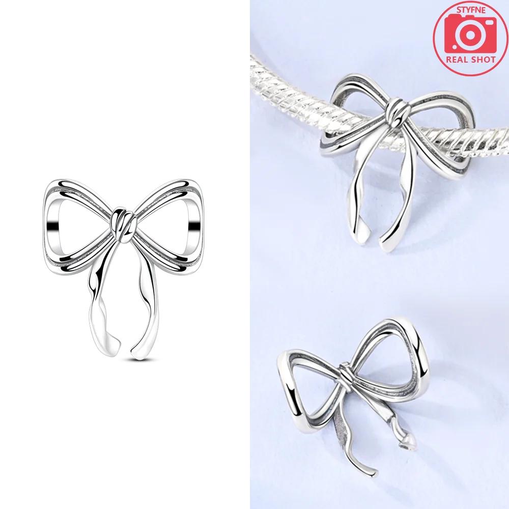 Charms Beads Fit Puppy Original Copper Heart Bow Copper Charms For Bracelet Pendant Women Jewelry Gifts