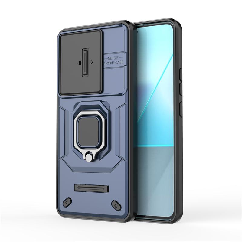 Shockproof Case For Xiaomi Poco X6 5G Case For Poco X6 F6 M6 Pro Bumper Magnetic Cover For Poco X6 5G Push Window Case 6.67 inch