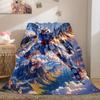 Mobile Suit Gundam Soft Flannel Blanket Lightweight Cozy Microfiber Blanket for Couch Bed LXR104
