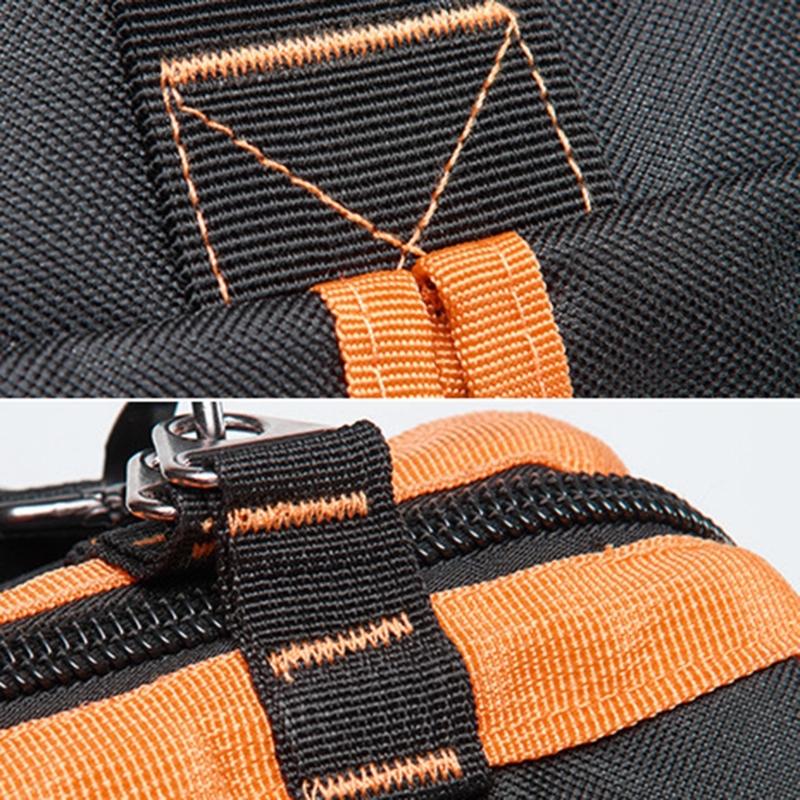 Large Capacity Handbag Tool Storage Bag Power Tool Organizers Pouches Heavy Duty Nylon Tool Bag Wide Mouth Tool Bag