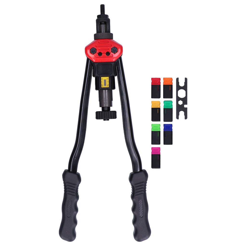 Pistol nituitor piulițe nituibile Inox Dublu?Kit de Nituit Manual cu Mâner Consumabile Industriale BT?607