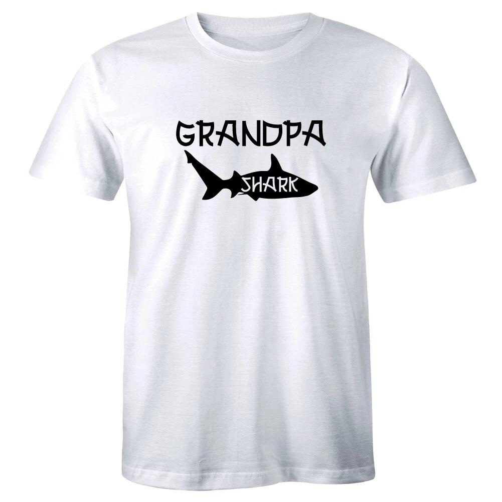 

Grandpa Shark Men s T-Shirt Papa Grandfather Family Gift Animal Lover Shirt 2XL