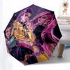Vivid Anime Characters Art Print PosterUmbrella with Cute Design,Portable 3-Fold Compact Umbrella for Men&Women,Valentine's Day Mother's Day