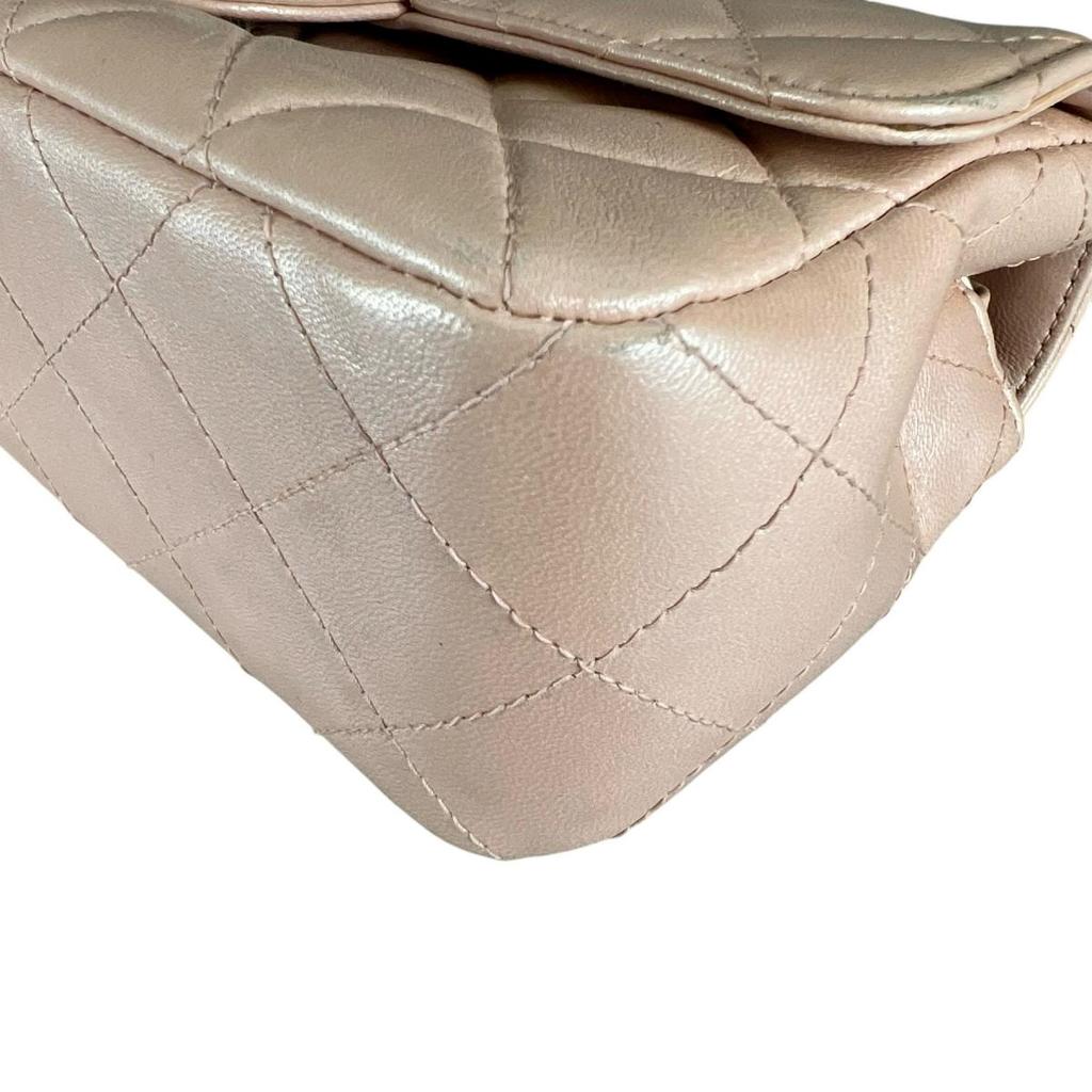 Chanel Lambskin CHANEL19 Shoulder Bag Chain Wallet Lambskin Pink Women A69900 Used