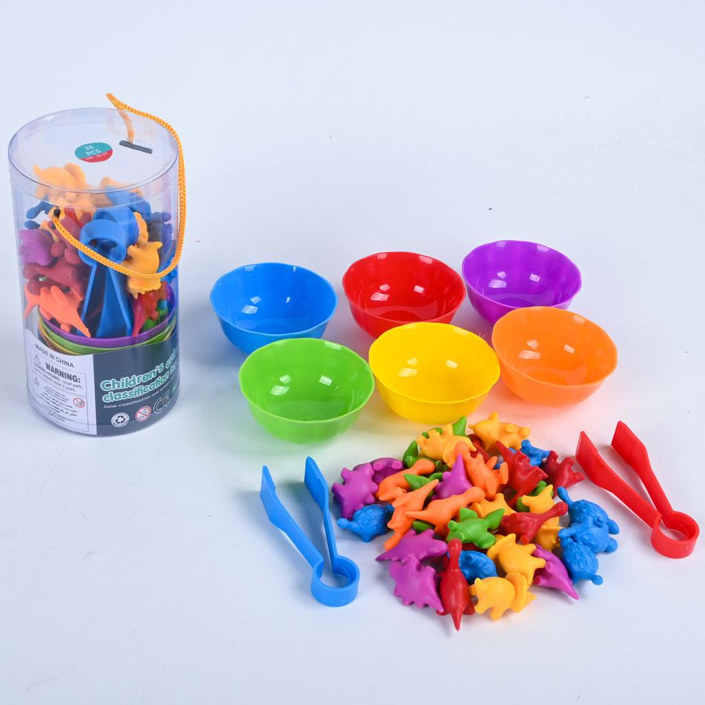Counting Animal Sorting Toys for Toddlers Preschool Learning Activities for Math Color Cognition Montessori Baby STEM Gift