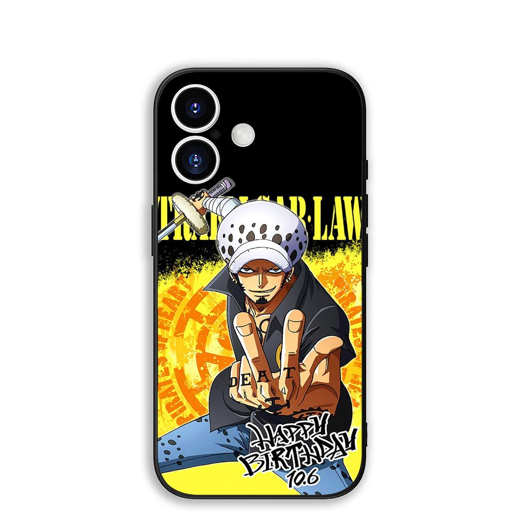 for Samsung Galaxy S22 S21 S20 FE Ultra Plus A07 A17 A15 A16 A25 A57 A37 Cover Phone Case ONE Luffy PIECE Trafalgar D Water Law