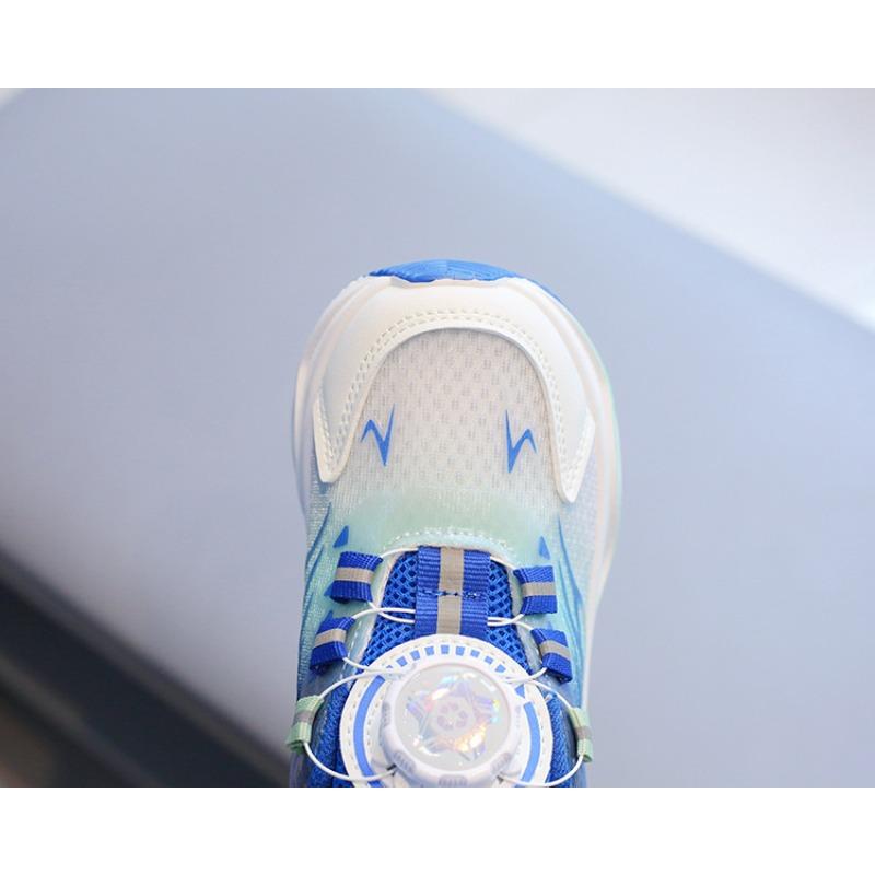 Children's Sports Shoes - Spring/Autumn Casual Shoes with Rotary Buckle (Twist Button) for Boys, Running Shoes for Girls