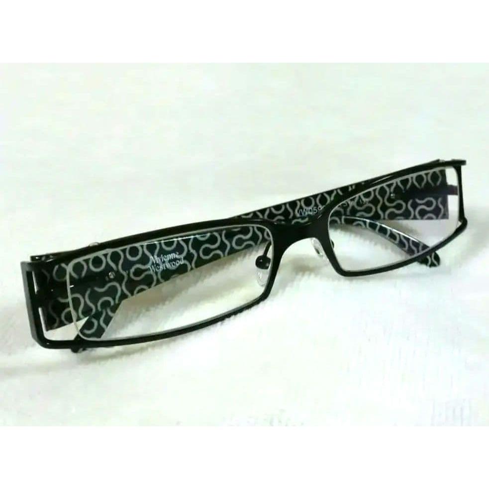 Used Vivienne Westwood Glasses Frame Squiggle Black Super Rare