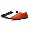New PU Shoes One-pedal Leather Shoes Fashionable Men's Shoes Cover Feet Light and Comfortable Flat Single Shoes Driving Shoes