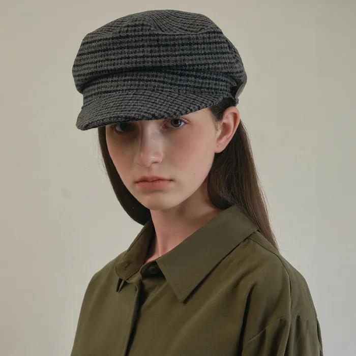 Classic Tweed Matorros cap_Charcoal(O25-ACC06)