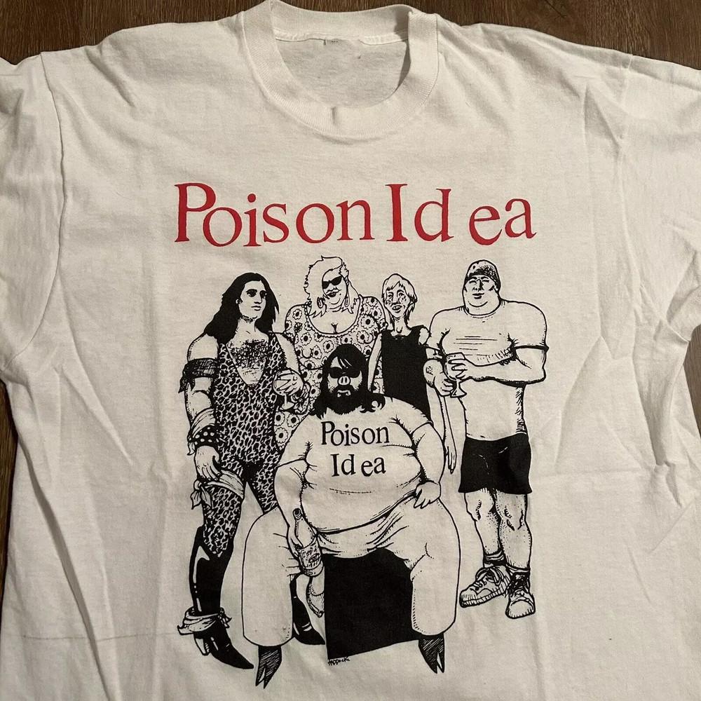 

Poison Idea White T-Shirt Cotton Full Size Unisex S-5XL IM0453 Unisex T-Shirt M