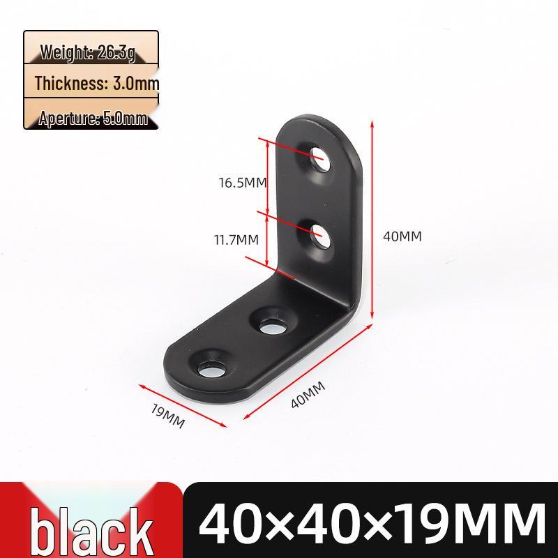 Stainless Steel L-Shaped 90° Angle Bracket Shelf Support