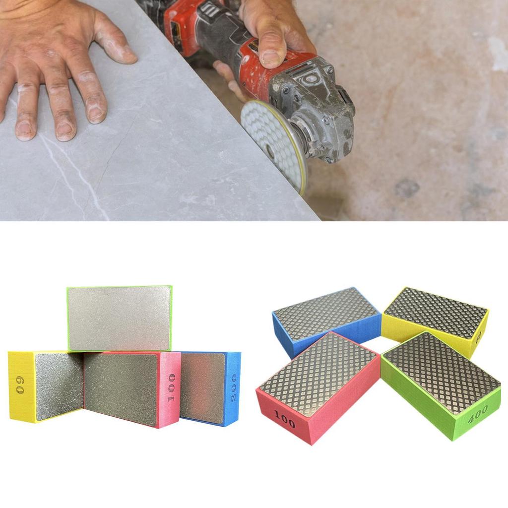 4 Pieces Hand Polishing Pads Professional, Lightweight, Grinding Tool Sanding