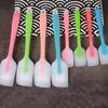 Cake Cream Silicone Spatula Set - Food-Grade, Translucent, Integrated Baking Tool (Small & Large Sizes)