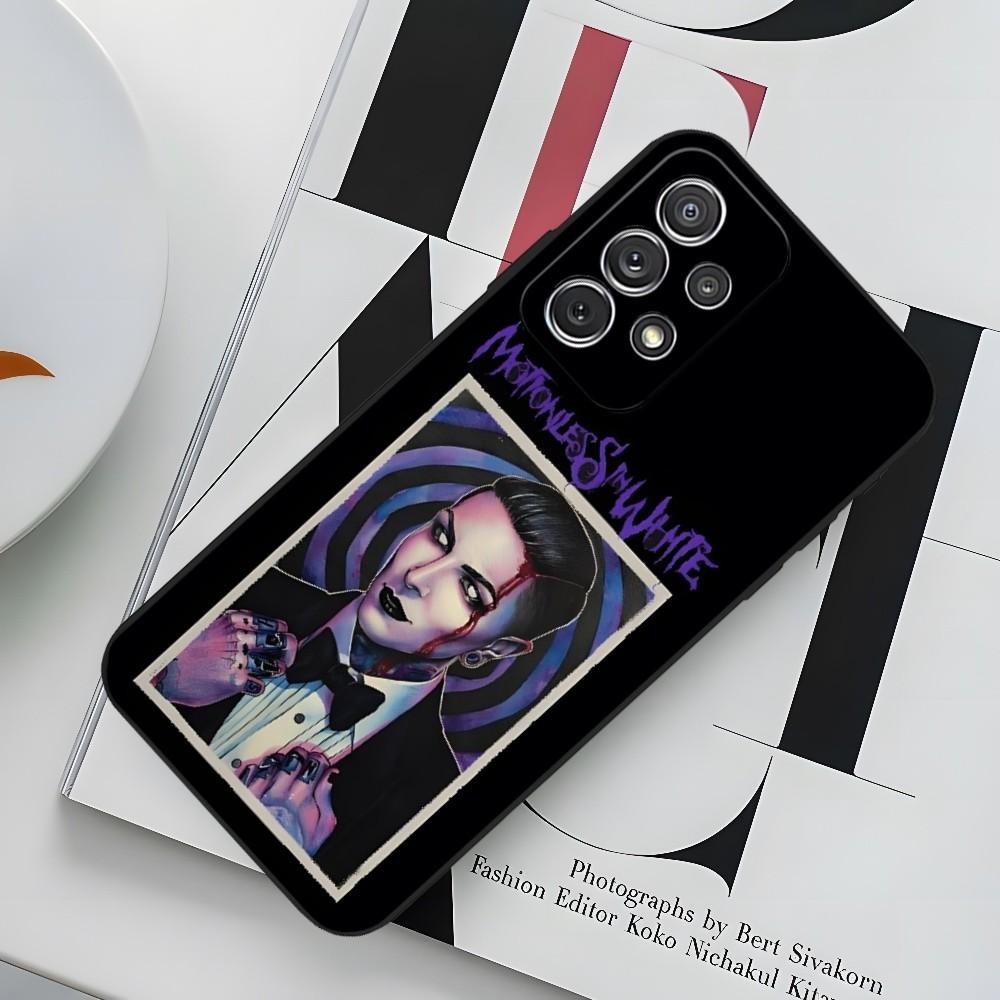 Music Motionless In White Phone Case For Sumsung Galaxy S24 S23 S22 S21 S20 A24 A34 N20 M54 A54 A53 Fe Plus Ultra Black Soft Cov