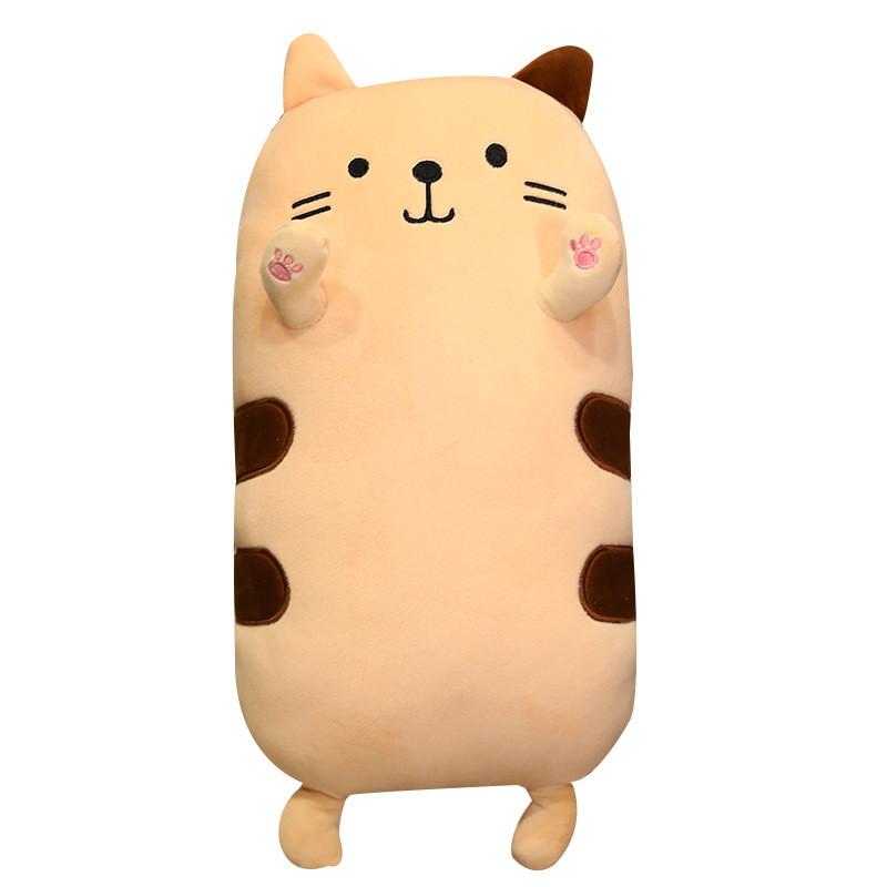 Cat Plush Cartoon Toy Cute Girl Bed Sleep Leg Clamping Doll Cushion Holiday Gift
