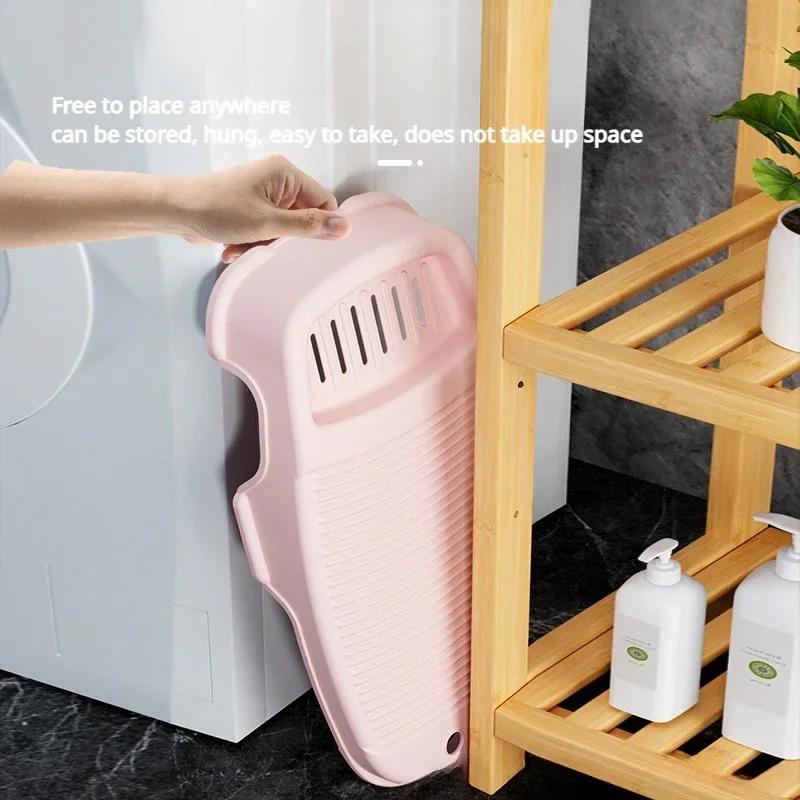 Thickened Washboard for Washing Clothes with Non-slip Washboard for Household Laundry Scrubbing Board