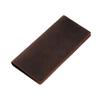 Men's Vintage Crazy Horse Leather Trifold Wallet - Genuine Leather, Multifunctional Business Clutch