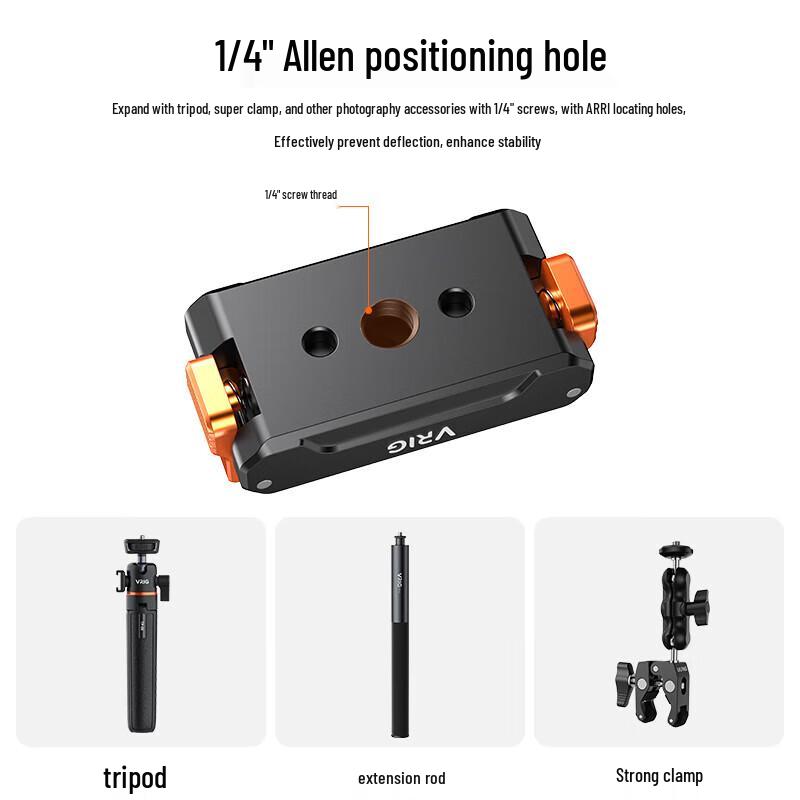 VRIG Magnetic Quick Release Mounts & Tripod for DJI Action